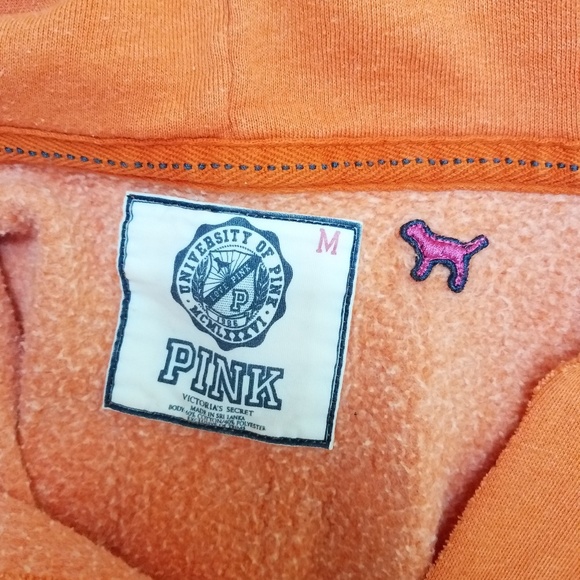 VS PINK Peace University Sweatshirt Hoodie Size M - Picture 5 of 5